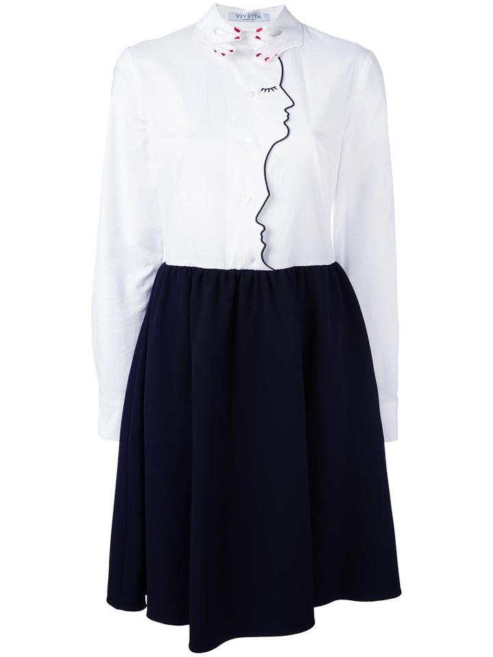 Vivetta Shirt Dress, Women's, Size: 44, Black, Cotton/spandex/elastane