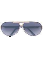 Cazal Gradient Aviator Sunglasses - Metallic