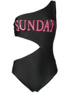 Alberta Ferretti 'sunday' Swimsuit - Black
