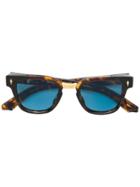 Jacques Marie Mage Square Havana Sunglasses - Brown