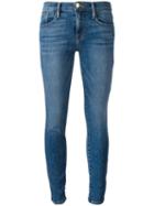 Frame Denim Straight Leg Jeans, Women's, Size: 28, Blue, Polyester/spandex/elastane/cotton