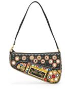 Christian Dior Pre-owned 1947 Montaigne Chris Saddle Bag - Black