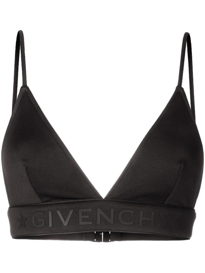Givenchy Logo Band Bikini Top - Black