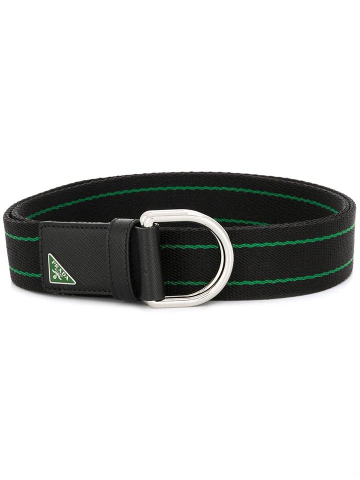 Prada D-ring Belt - Black