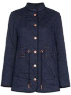 See By Chloé Quilted Drawstring Jacket - Blue