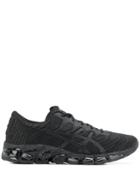 Asics Ridged Sole Lace-up Sneakers - Black