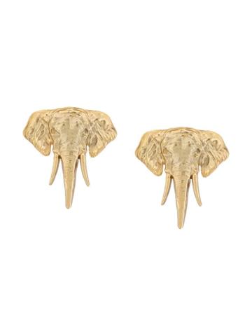 Natia X Lako Natia X Lako Elephant Earrings - Metallic