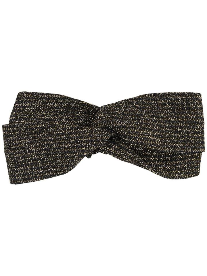 Missoni Shimmer Ribbon Hair Pin - Black