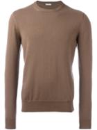 Malo Crew Neck Pullover, Men's, Size: 58, Brown, Cashmere