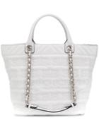 Ermanno Scervino Logo Chain Tote Bag - White