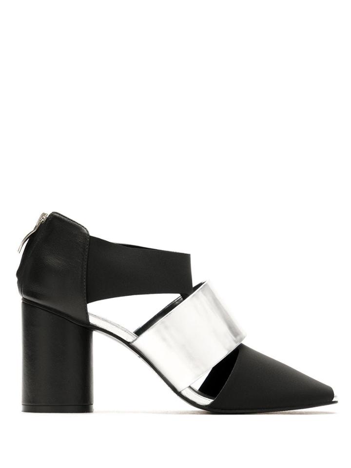 Gloria Coelho Metallic Panel Pumps - Black