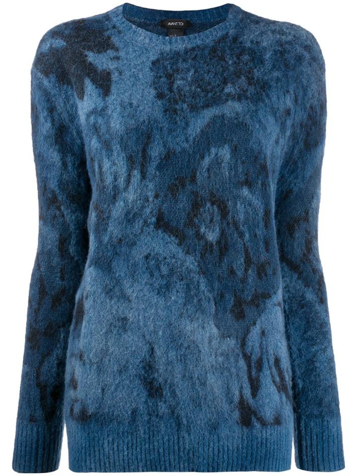 Avant Toi Knitted Jumper - Blue