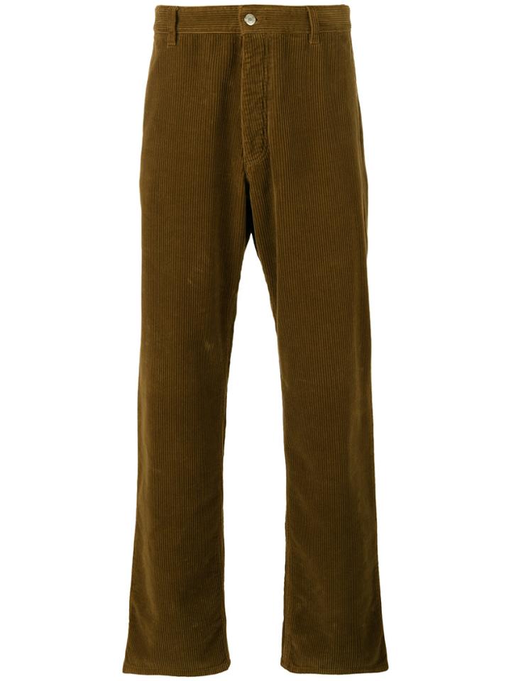 Ami Alexandre Mattiussi Large Fit Trousers - Brown
