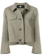 Luisa Cerano Cropped Jacket - Grey