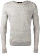 Tagliatore - Merlin Slim-fit Jumper - Men - Linen/flax - 48, Nude/neutrals, Linen/flax