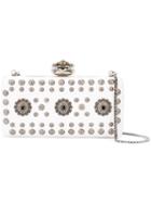 Alexander Mcqueen - Heart Frame Box Clutch - Women - Leather - One Size, White, Leather