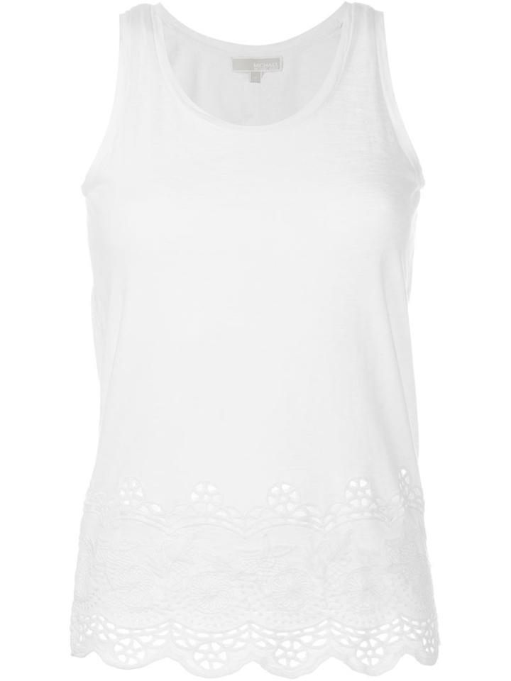 Michael Michael Kors Crochet Hem Top