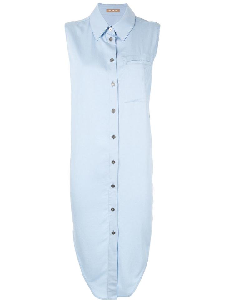 Nehera Asymmetric Hem Vest - Blue