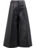 Rokh Cropped Wide-leg Trousers - Black
