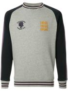 Kent & Curwen Colour Block Sweatshirt - Grey