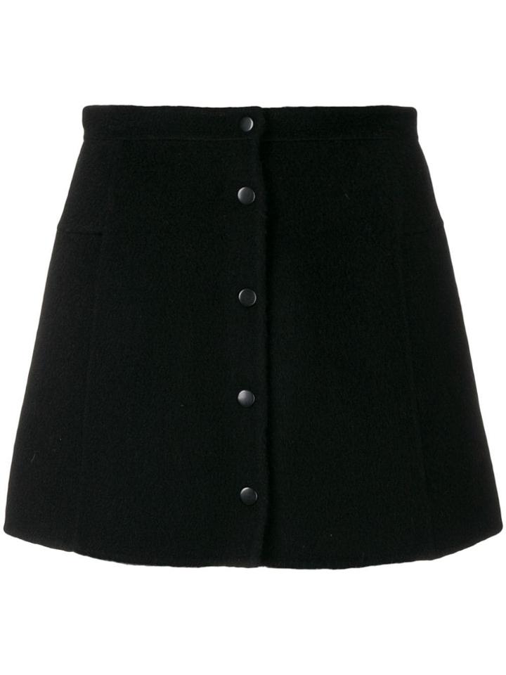 Études Buttoned A-line Skirt - Black
