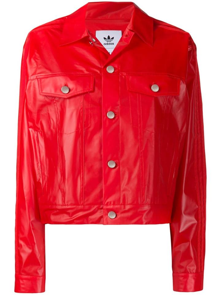 Adidas Buttoned Jacket - Red