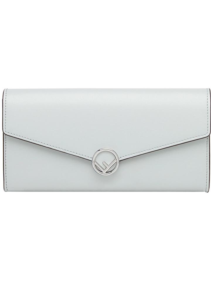 Fendi Continental F Wallet - Grey