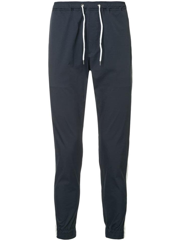Monkey Time Drawstring Slim-fit Trousers - Blue