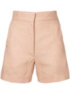Joseph Tailored Fitted Shorts - Nude & Neutrals