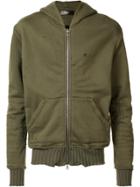 Amiri Zipped Sweatshirt - Green