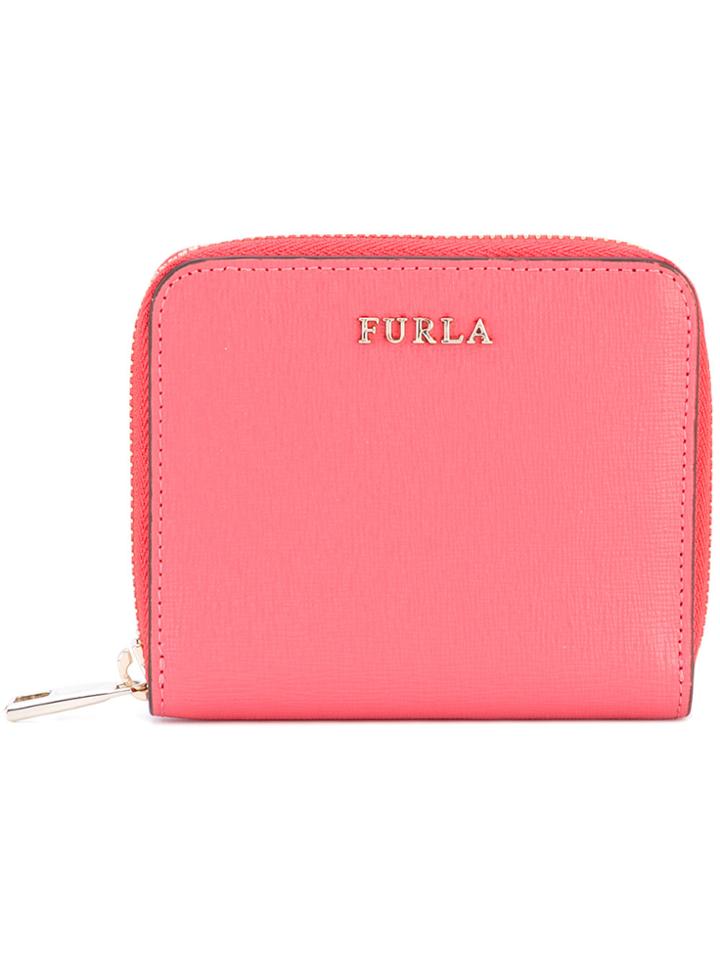 Furla Babylon Zip Small Wallet - Pink & Purple