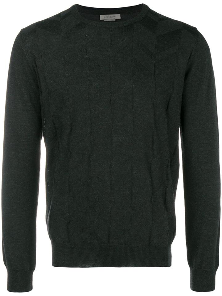 Corneliani Crew Neck Sweater - Black