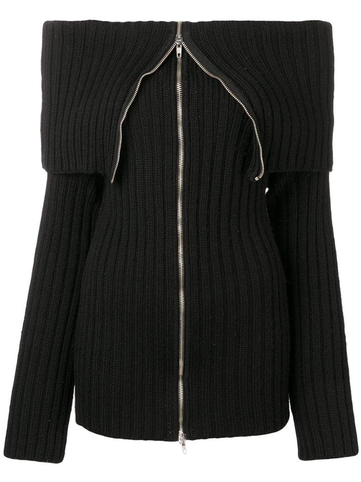 Maison Martin Margiela Vintage 1990's Off-the-shoulders Zipped Top -