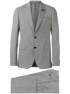 Lardini - Patterned Formal Two-piece Suit - Men - Cotton/polyester/cupro/wool - 52, Grey, Cotton/polyester/cupro/wool