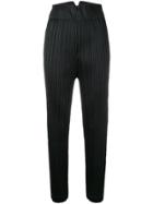 Pleats Please By Issey Miyake High Waisted Trousers - Black