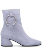 Dorateymur Lilac Suede Nizip Ii 60 Ankle Boots - Pink