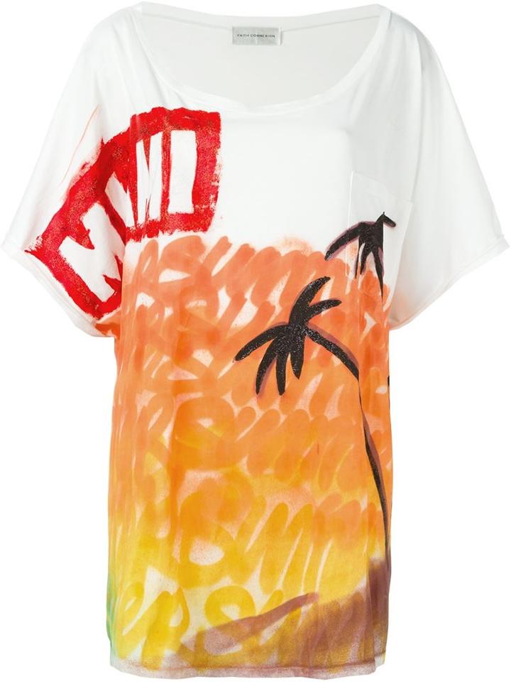 Faith Connexion Tropical Print T-shirt