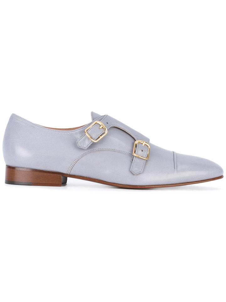 L'autre Chose Buckle Loafers - Grey