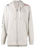 Maison Mihara Yasuhiro 'no Club' Embroidered Hoodie, Men's, Size: 48, Grey, Cotton