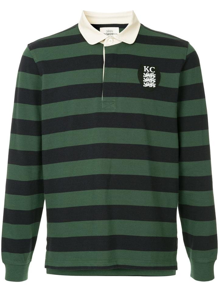 Kent & Curwen Striped Polo Shirt - Green