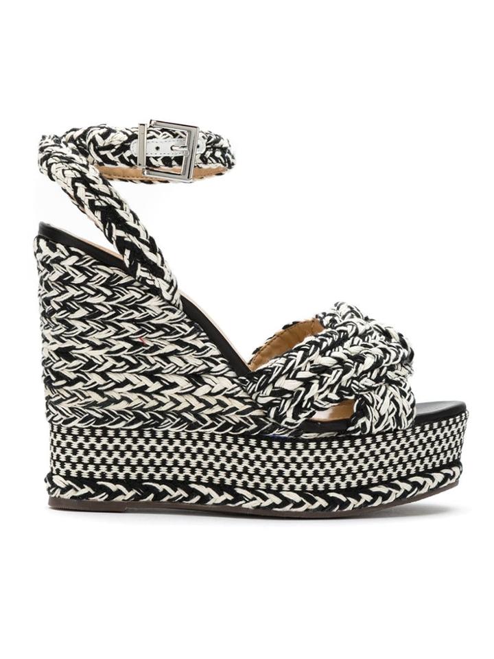 Schutz Schutz S0313902650001 Preto/lavinte/black Leather/fur/exotic