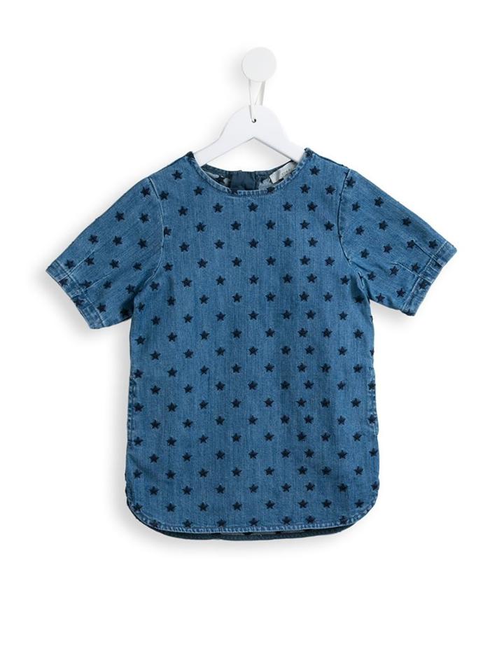 Stella Mccartney Kids Bess Denim Dress, Girl's, Size: 10 Yrs, Blue