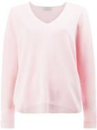 Maison Ullens Cuff Detail Sweater - Pink & Purple