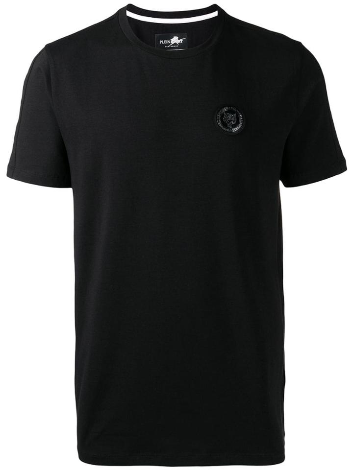 Plein Sport Logo Badge T-shirt - Black