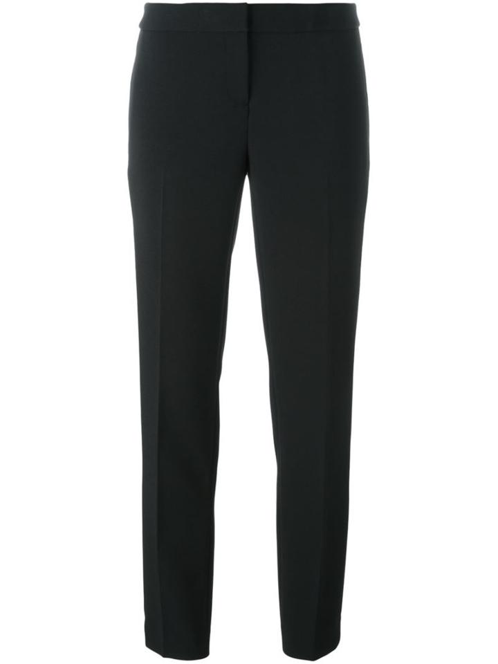 Michael Michael Kors Cropped Tailored Trousers, Women's, Size: 0, Black, Polyester/spandex/elastane