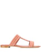 Tod's T Logo Sandals - Pink