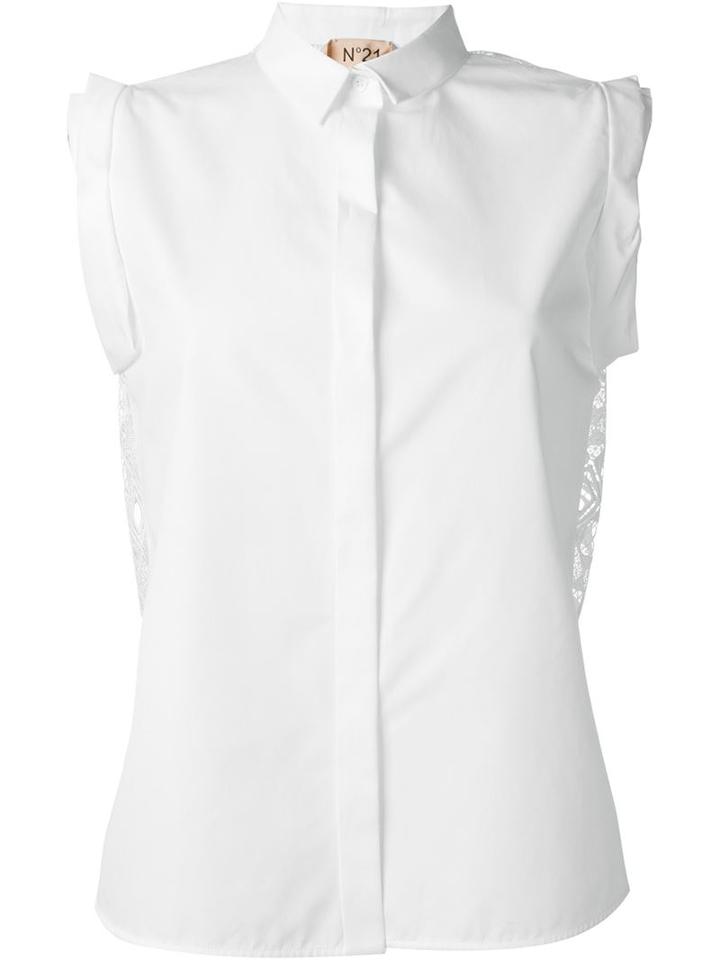 No21 Rolled Sleeves Poplin Shirt