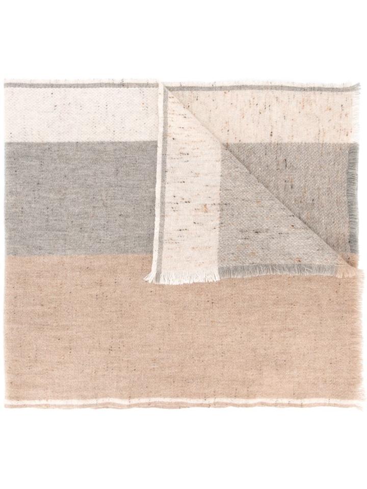 Eleventy Colour Block Scarf