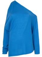 Dion Lee Falling Cut-out Shoulder Jumper - Blue