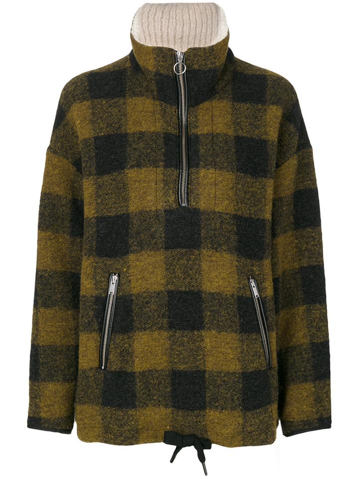 Isabel Marant Étoile - Plaid Jacket - Women - Cotton/polyester/wool/other Fibers - 44, Green, Cotton/polyester/wool/other Fibers